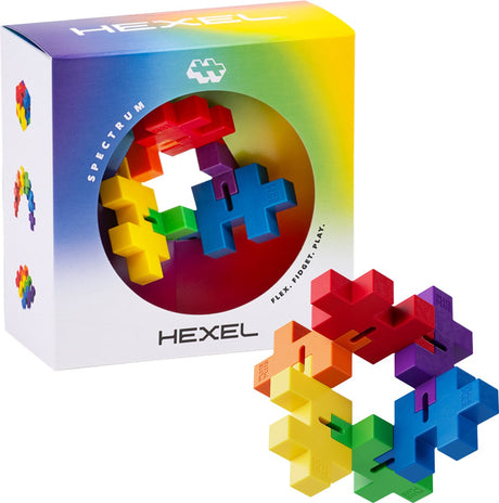 Plus-plus Hexel Spectrum 6-częściowa zabawka fidget - 3485 - od 3 lat