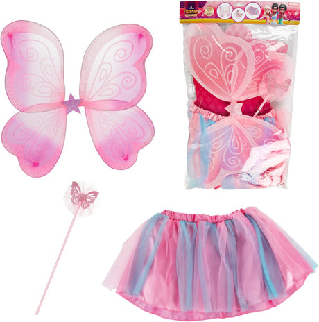 Toi-toys Zestaw do przebierania wróżek Toi ze skrzydełkami i tutu