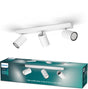 Philips led philips kosipo opbouwspot - 3-lichts - wit