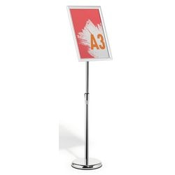 Trwała kolumna informacyjna 479923 z aluminiową ramką zatrzaskową 1 x DIN A3 250 mm x 1290 mm x 250 mm 1 szt.