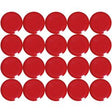 Magnesy do tablic maul 6176125 czerwone, opakowanie 20 szt
