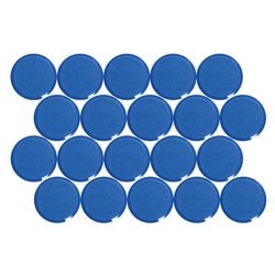 Magnesy do tablic maul 6177135 niebieskie, opakowanie 20 szt