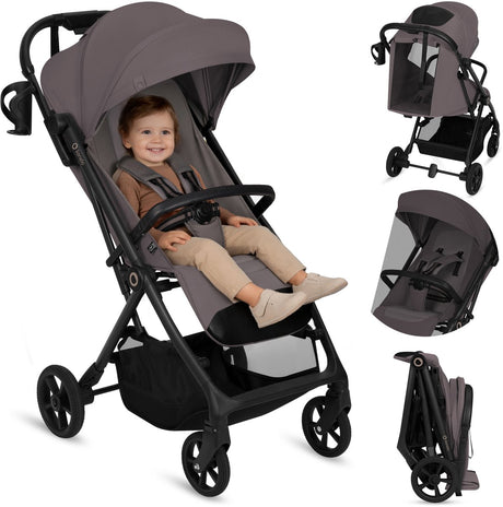 Lionelo tansi buggy – graveltech wielen – inklapbaar auto-folding systeem – geschikt voor 6 maanden tot 4 jaar – hoge zitting tot 92 cm – 3-stand rugleuning – dri-seat comfort – inclusief muggennet bekerhouder