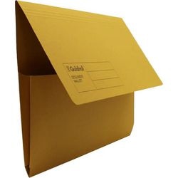 Teczka na dokumenty exacompta gdw1-ylwz a4, Foolscap żółta