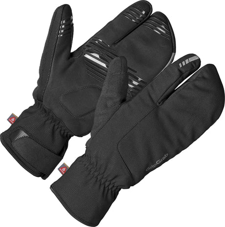 Gripgrab - wiatroszczelne, zimowe rękawice rowerowe Nordic 2 - czarny - unisex - rozmiar s