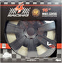 Carpoint autostyle wieldoppen 16 inch vr zwart carbon-look - abs