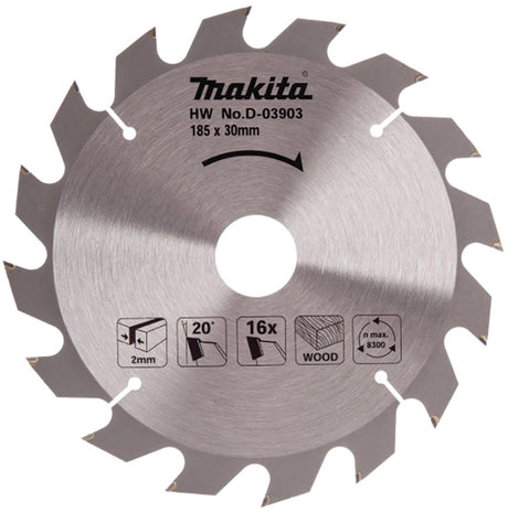 Makita zaagblad 185x30 16t - d-03903