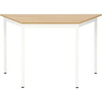 Tafel sodematub ft126trap-bc1c trapeziumvormig eiken bruin