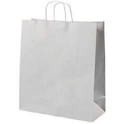 Torba papierowa l biała 28,8 l 400x160x450 mm