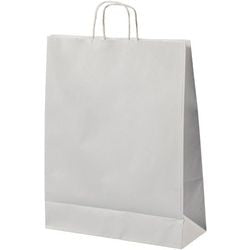 Torba papierowa m biała 15,7 l 320x120x410 mm