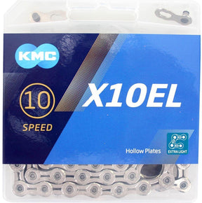KMC Rower Chain x10el - Srebrny - 10 prędkości - 114 linków