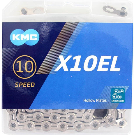 KMC Rower Chain x10el - Srebrny - 10 prędkości - 114 linków