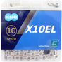 KMC Rower Chain x10el - Srebrny - 10 prędkości - 114 linków