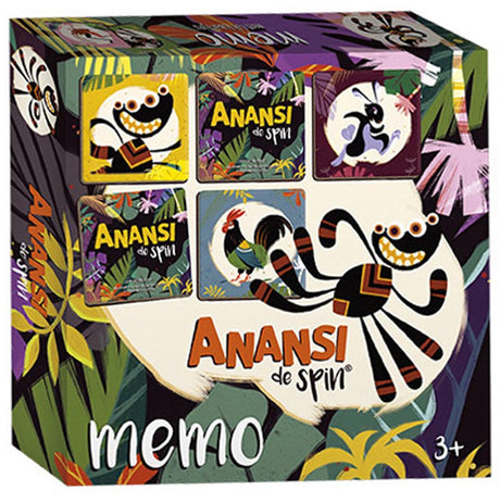 Bambolino Anansi Pająk Memo - gra pamięciowa - zabawki edukacyjne - zabawki