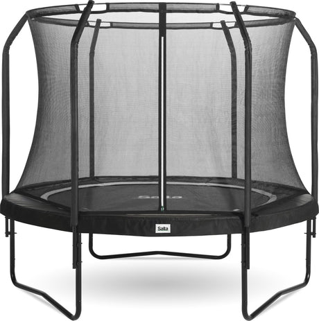 Salta premium black edition - trampoline met veiligheidsnet - ø 251 cm - zwart