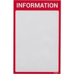 Ramka wyświetlacza Ultradex Information A4 czerwona