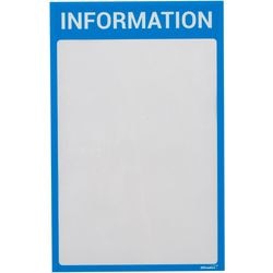 Ramka wyświetlacza Ultradex Information A4 niebieska