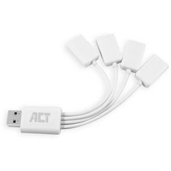 Act hub USB biały