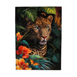 Dijk natural collections muurkunst tijger canvas 70x2,5x100cm