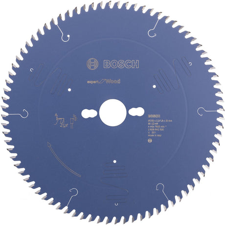 Piła tarczowa Bosch Expert do drewna - 250 x 30 x 2,5 mm - 80 zębów