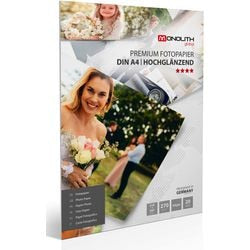 Papier fotograficzny monolit a4 270 g m² biały błyszczący 20 ark