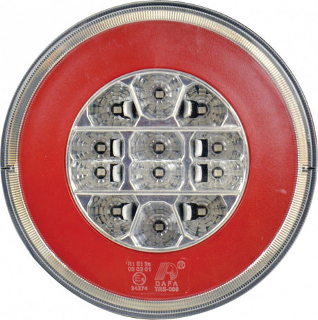 Lampa tylna LED Carpoint - 12 24 V - 3 funkcje - światło hamowania, tylne światło kierunkowskazu - mocowanie śrubowe do zamontowanych przewodów połączeniowych - średnica 140 mm