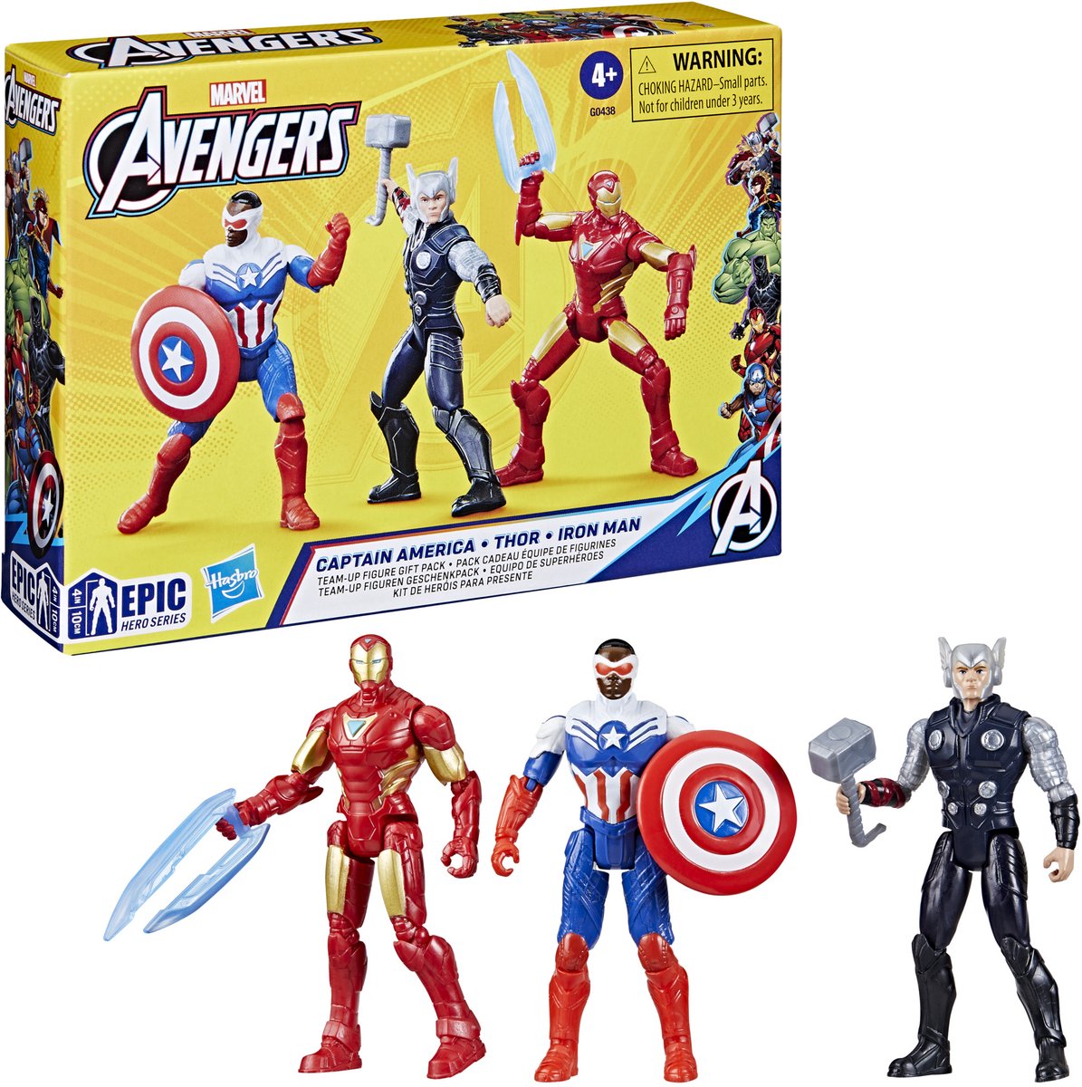 Zespół Marvel Avengers — epicka seria bohaterów — figurki