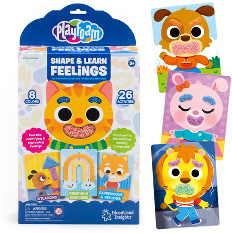 Zasoby edukacyjne Playfoam® kształtują uczucia - 3+