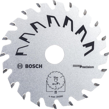 Piła tarczowa Bosch 85x1,1 0,7x15 20t
