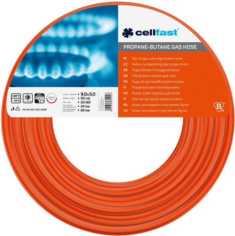 Cellfast - wąż do gazu LPG 9x2,5 mm - długość 25 m