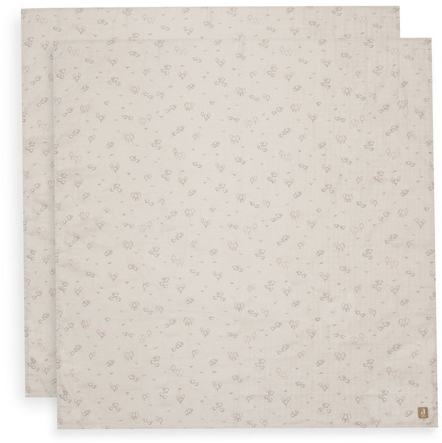 Jollein hydrofiele doek large 115x115cm woolly (2pack)