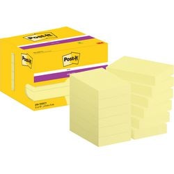 Super karteczki samoprzylepne post-it 656-12sscy 51x76 mm gładkie żółte