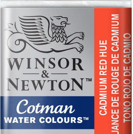 Winsor Newton WN Cotman farba akwarelowa o odcieniu czerwieni kadmowej