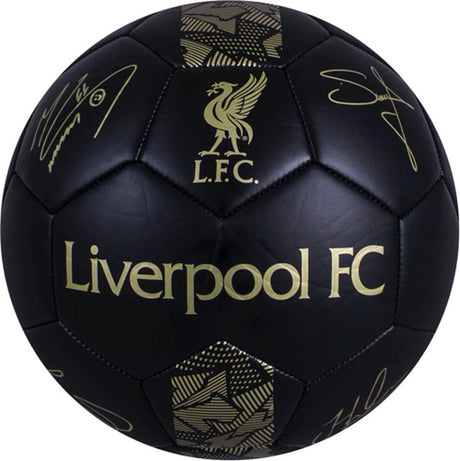 Precision liverpool fc voetbal - maat 5 - inclusief handtekeningen