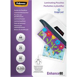 Folie do laminowania Fellowes 5396205 80mic przezroczyste opakowanie 25 sztuk