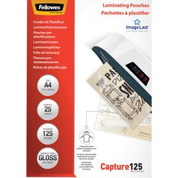 Folie do laminowania Fellowes 5396301 125 mikronów przezroczyste opakowanie 25 szt.