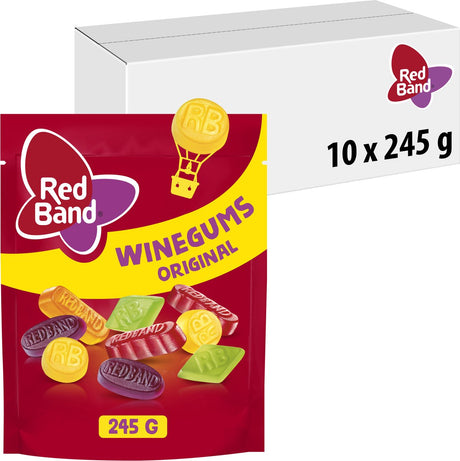 Torba na mieszankę gum do wina z czerwonym paskiem (10x245gr)