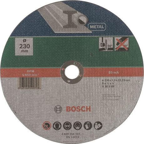 Tarcza szlifierska Bosch - do metalu - 230 x 3 mm - prosta