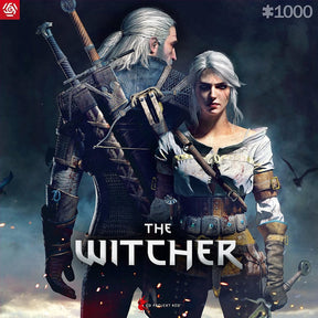 Good loot - the witcher geralt ciri puzzel - 1000 stukjes - iconisch duo- gamespel