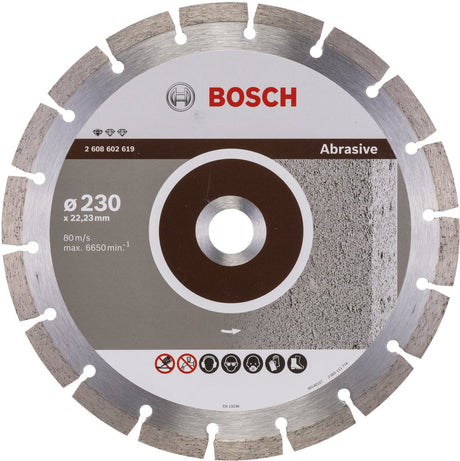 Bosch - diamentowa tarcza tnąca standard do materiału ściernego 230 x 22,23 x 2,3 x 10 mm