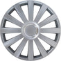 Gorecki carpoint wieldoppen spyder pro 13 inch abs zilver set van 4