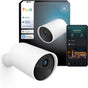 Hue secure beveiligingscamera met batterij - wit