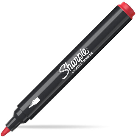 Marker akrylowy Sharpie z okrągłą końcówką, czerwony