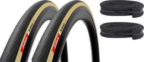 Zestaw opon składanych Vittoria rubino v graphene 2.0 w komplecie. Dętki wewnętrzne 60mm