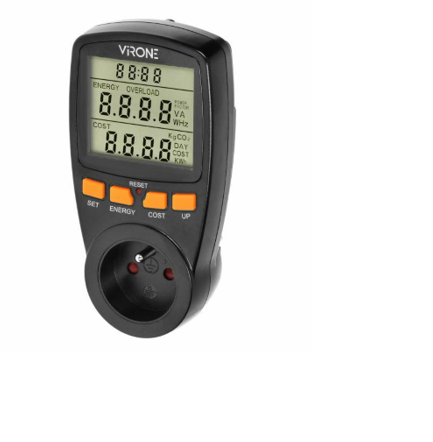 Orno één-tariefmeter met display lcd zwart %%%