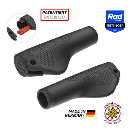 Rękojeści Ergotec np. Active Flex Long w kolorze czarnym