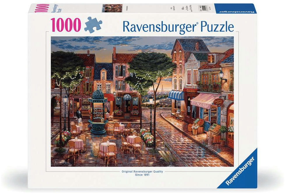 Puzzle Ravensburger malowane Paryżem