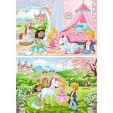 Puzzle Ravensburger Książę Księżniczka 2x12 elementów