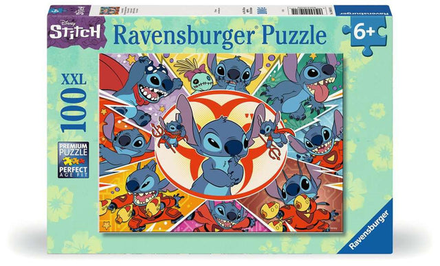 Ścieg puzzli Ravensburger 100 elementów XXL