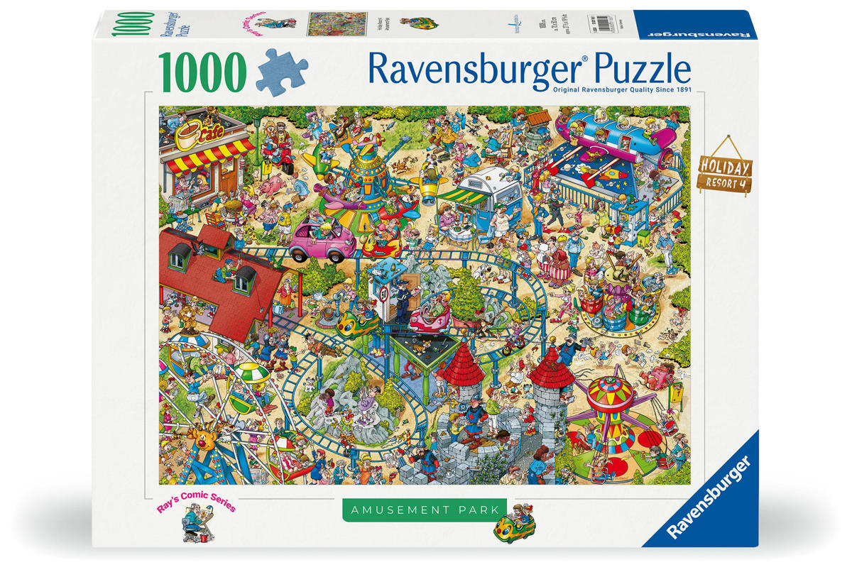 Seria komiksów Ravensburgera Raya - Ośrodek wypoczynkowy 4: Park rozrywki - Puzzle